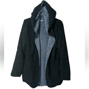 Weatherproof Sherper Hoodie Jacket Black Reversible. Women's XS